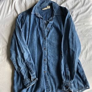 Vintage Denim Shirt St. John’s Bay 100% cotton